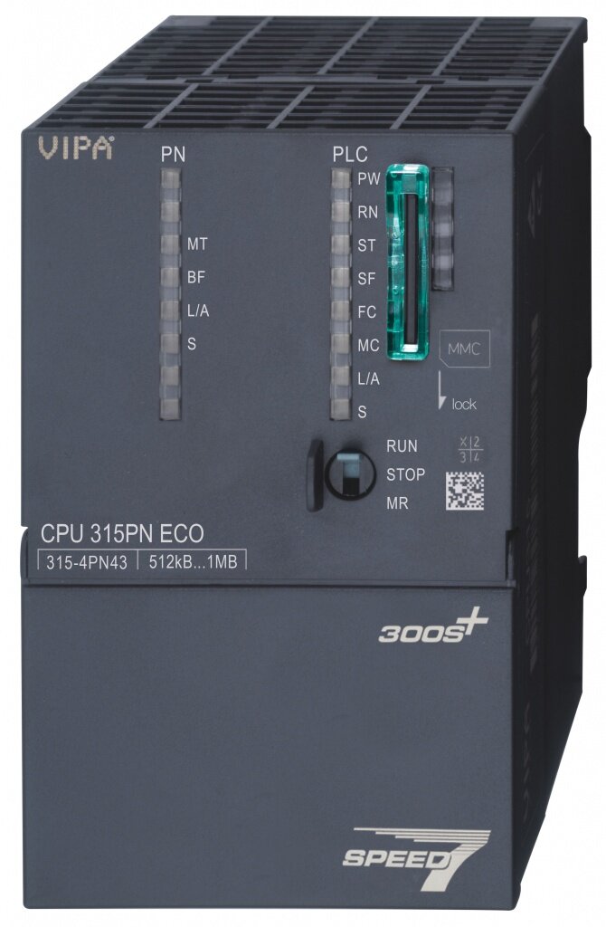 Общий вид процессорного модуля 315-4PN43 от YASKAWA VIPA Controls