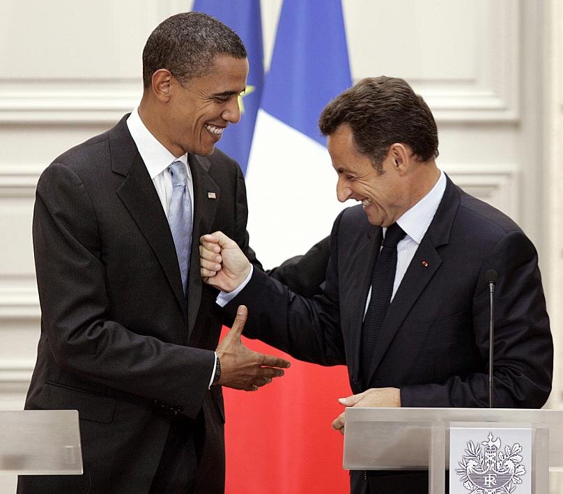 2009 год. Встреча двух из 205-ти претендентов на Нобелевскую премию. Из открытых источников.