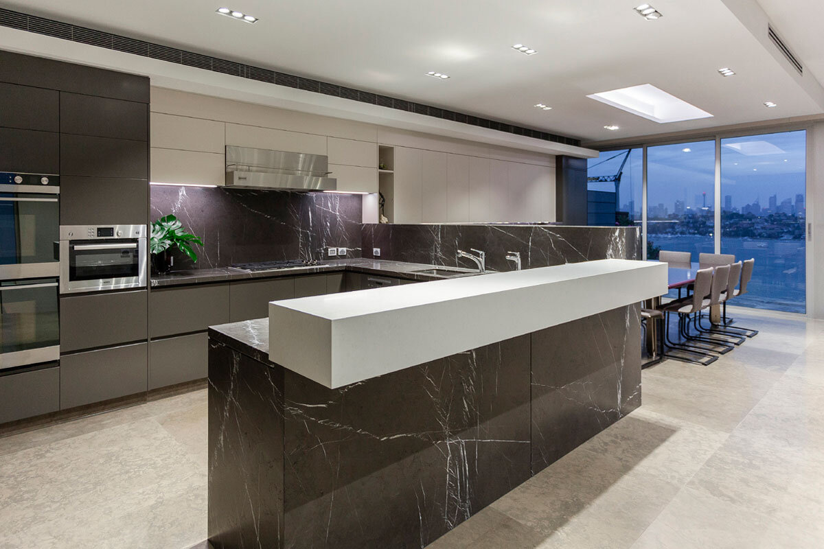 Мрамор Pietra Grey барная стойка