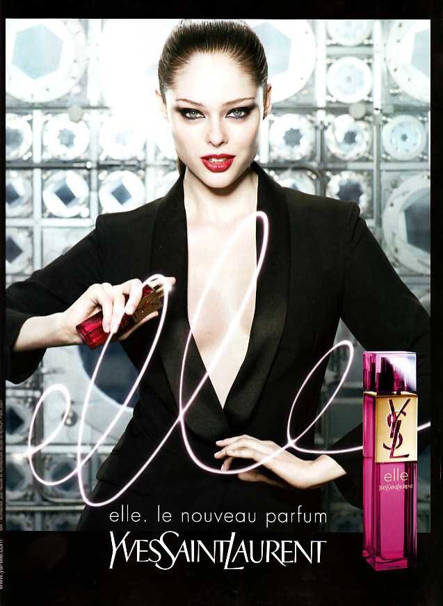рекламная компания Elle YSL, фото из открытого источника в интернете
