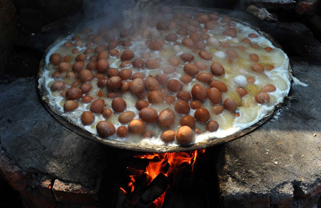 Моченые яйца в китайской кухне