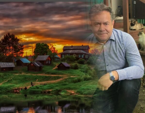 Николай Николаевич Платошкин из глубины России, авторский коллаж