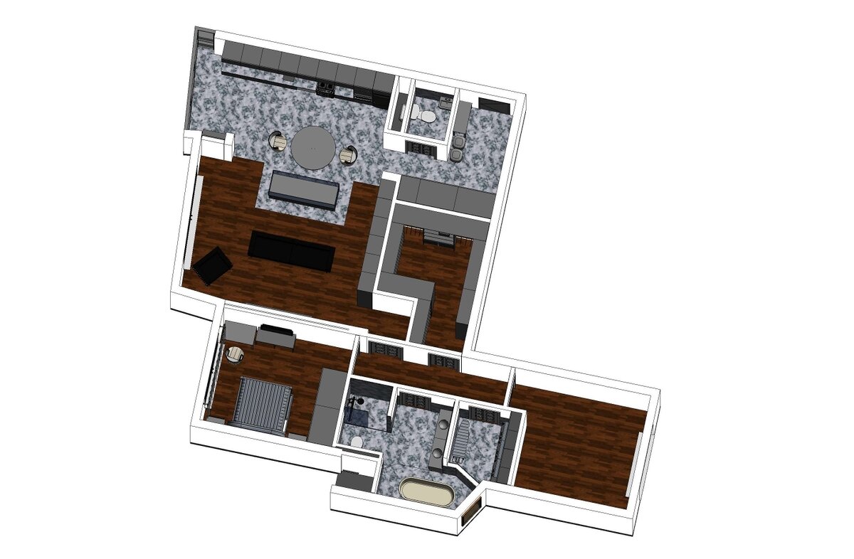 Планировка стен в квартире