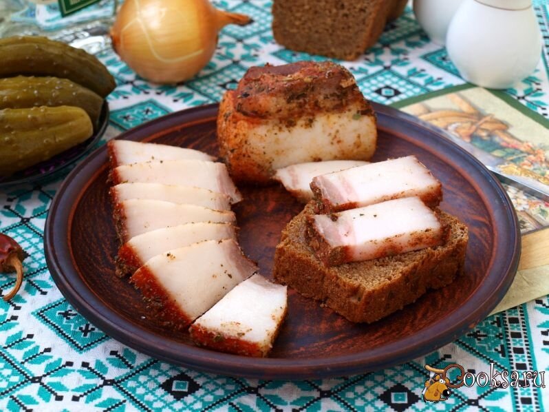 Сало в луковой шелухе фото сайта яндекс дзен