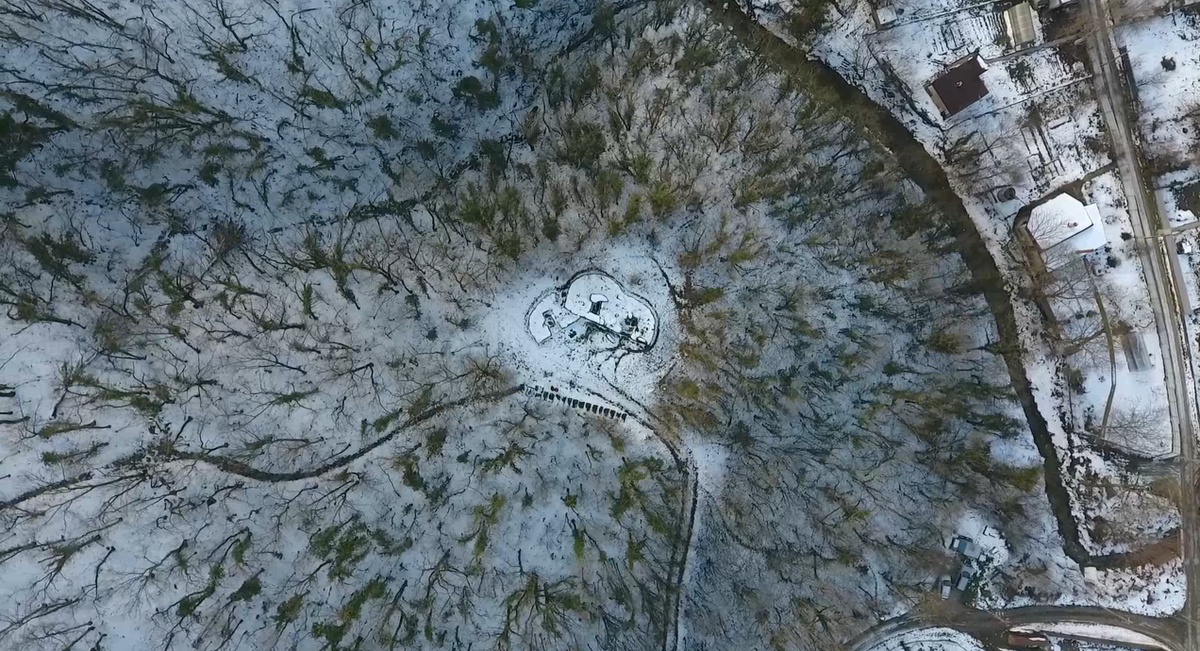 Фото Дольменов с высоты