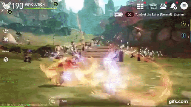 У Blade & Soul: Revolution неплохая графика