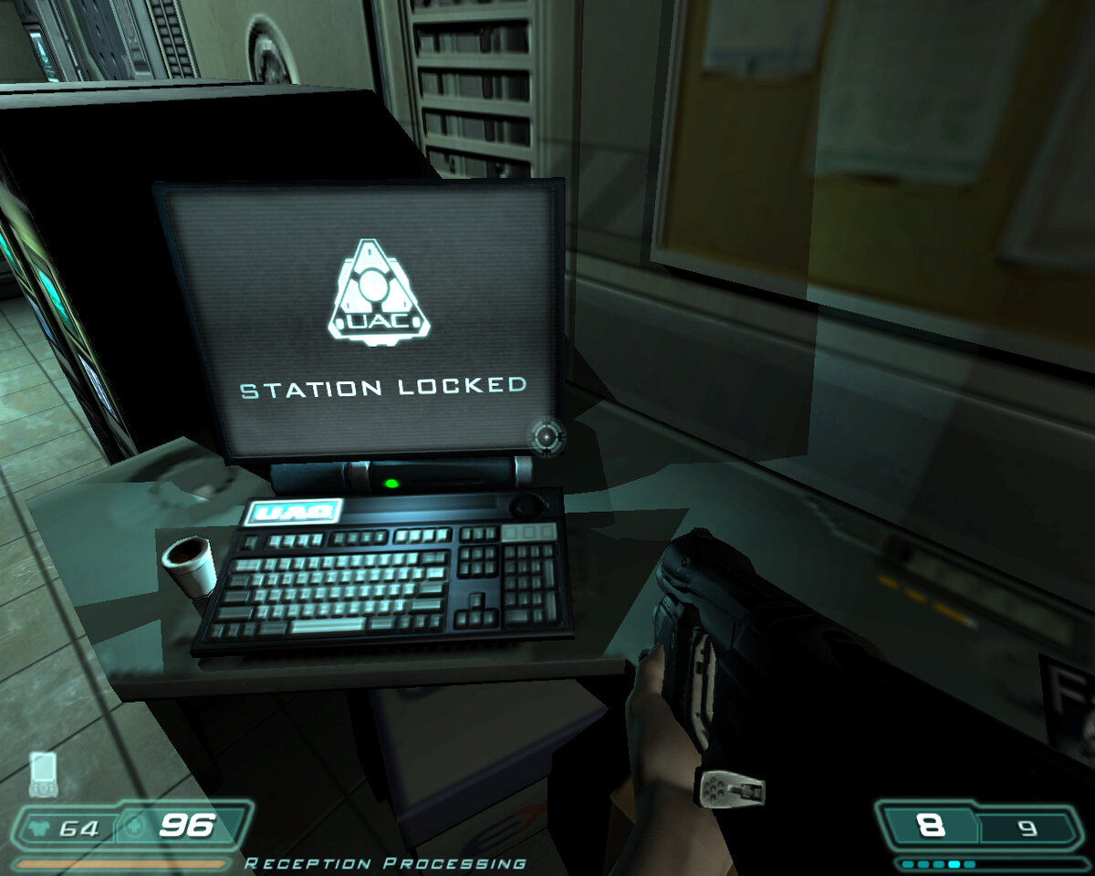 скриншот из игры Doom 3