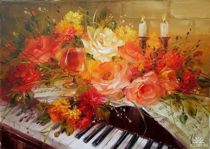 Цветы, и слёзы и любовь...(фото из открытого доступа)
