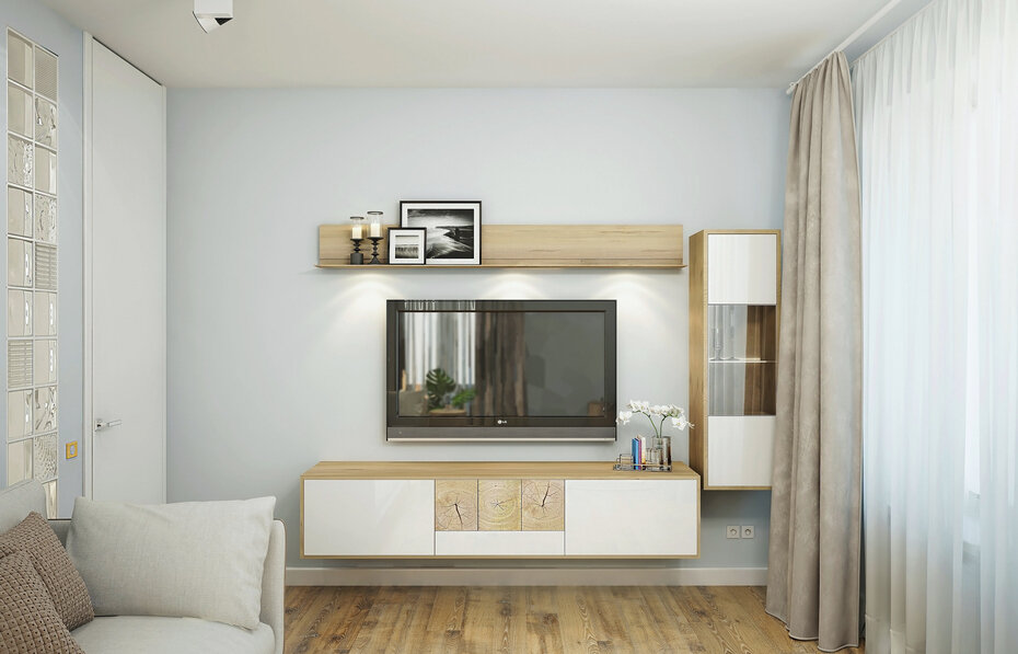 Подвесная конструкция для телевизора