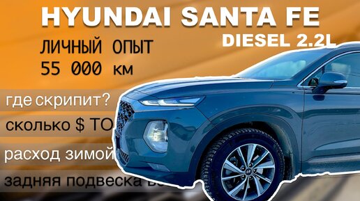 Хендай Санта Фе / Hyundai Santa Fe 2020 год Дизель - 55 000 км - обзор Александра Михельсона