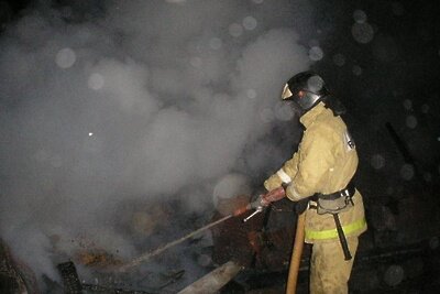    Пожар в хозяйственной постройке в городском округе Раменский © Сайт Главного управления МЧС России по Московской области