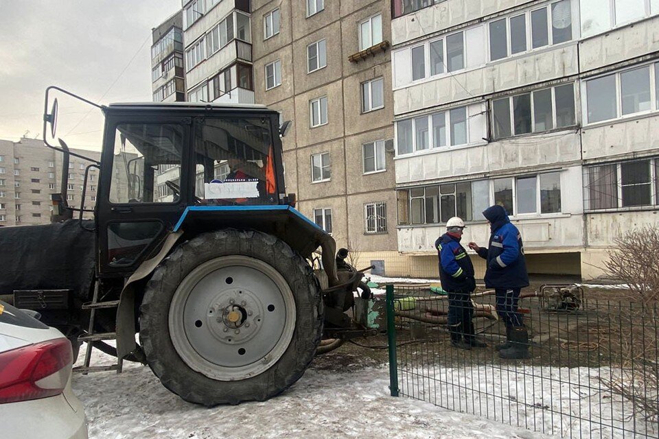     Коммунальная авария в Барнауле  пресс-службы администрации Барнаула