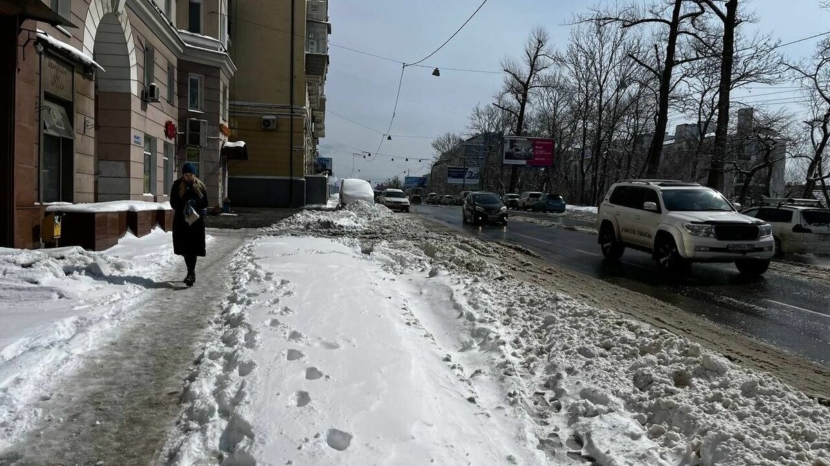 Весенняя стихия перенесла Владивосток на несколько месяцев назад — в зиму |  Восток-Медиа | Дзен