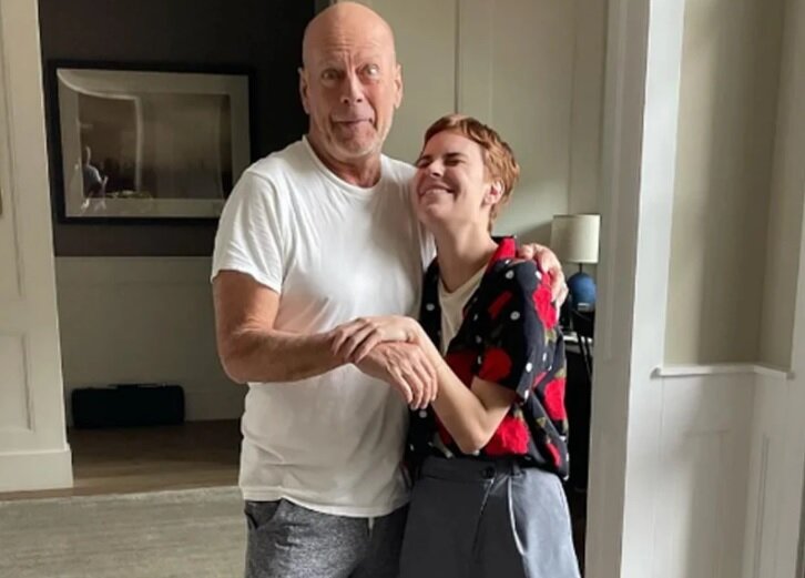 Брюс Уиллис и его дочь Таллула. Фото: соцсети