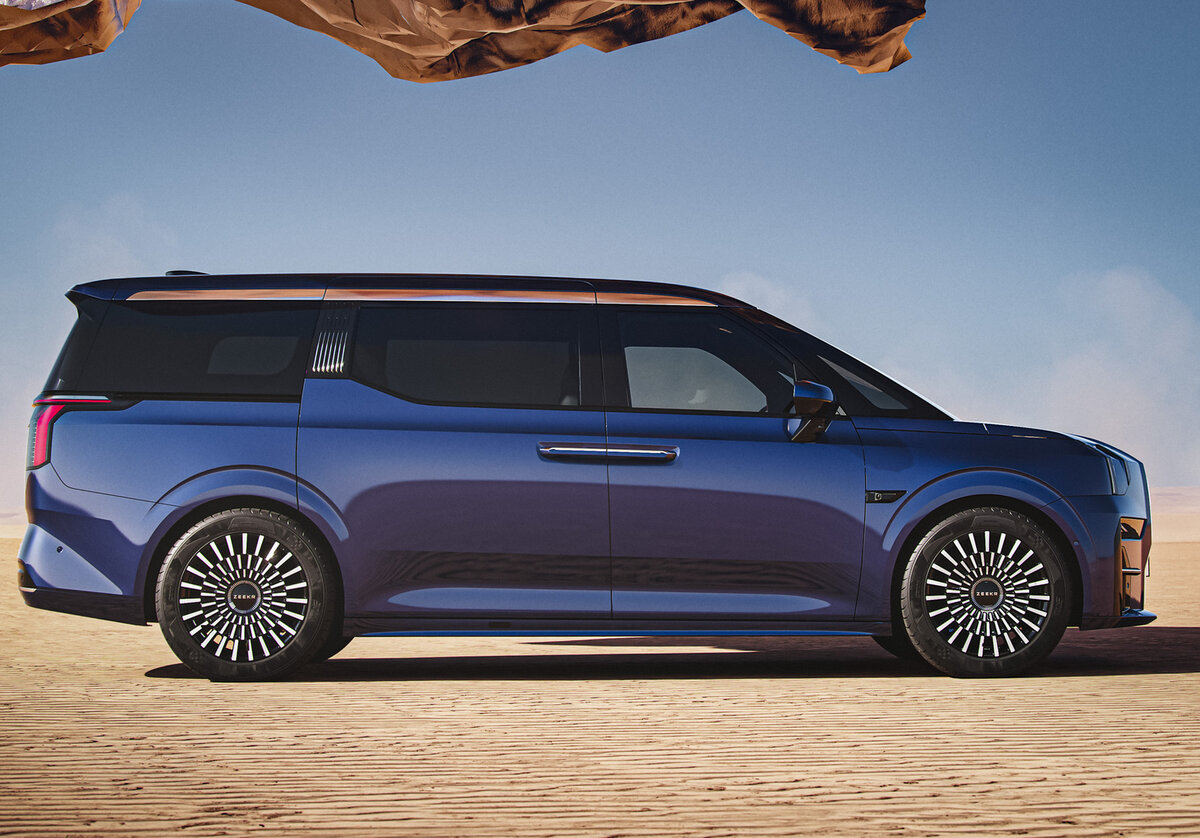    ### Zeekr 009 Среди вэнов китайский «крейсер» занимает особое место. Это абсолютный ультимативный автомобиль! Гигант длиной 5,2 метра способен ускоряться до 100 км/ч за 4,5 секунды. Немыслимый результат для подобного класса!   
Zeekr