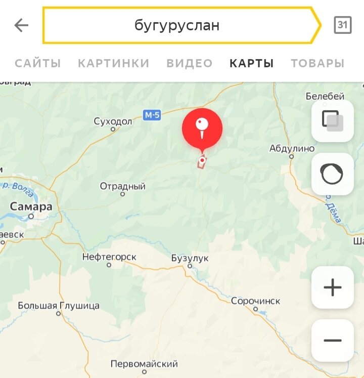 Погода в бугуруслане карта