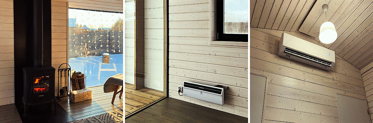Варианты отопления быстровозводимого каркасного дома
