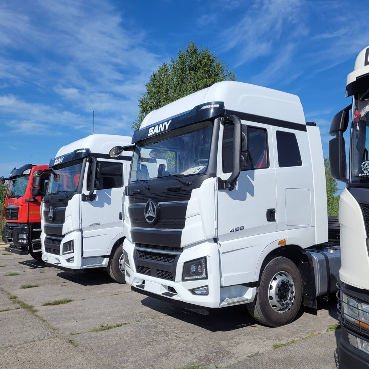 Тягачи SANY 495 новинка на рынке грузовой техники