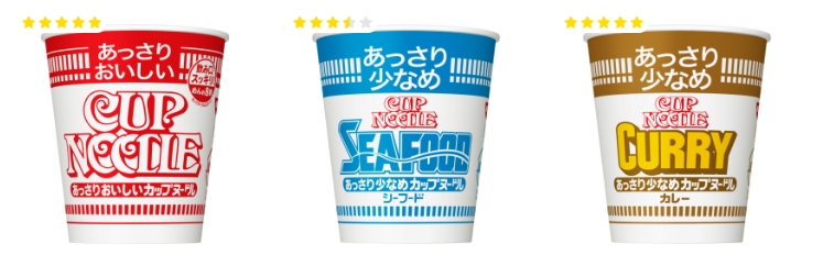 Лапша Ниссин Nissin Cup Noodle с Креветками, Морепродуктами и  Карри (фото с сайта fuji-san)