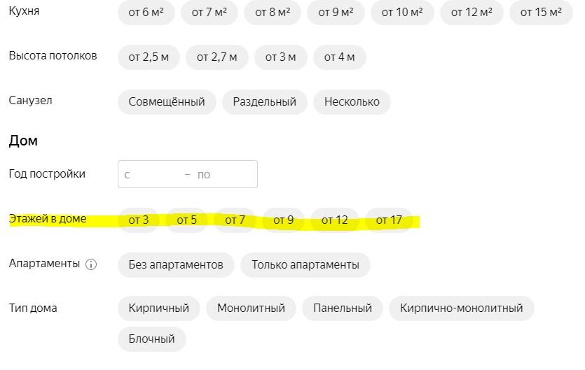 Это неверный, устаревший подход к поиску дома