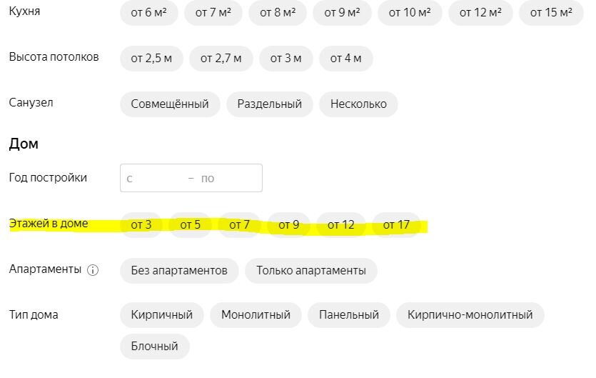 Высота потолков в домах бизнес класса