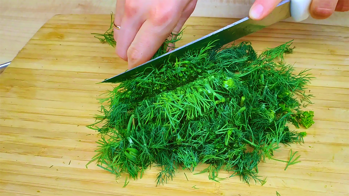 укроп хранение