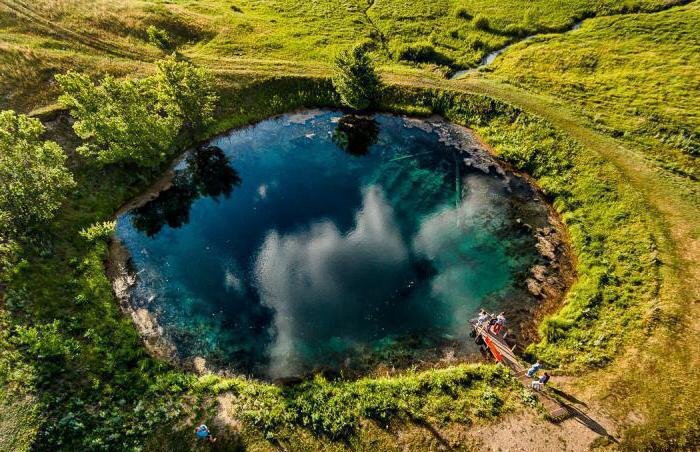 Озеро-родник или Голубое озеро.