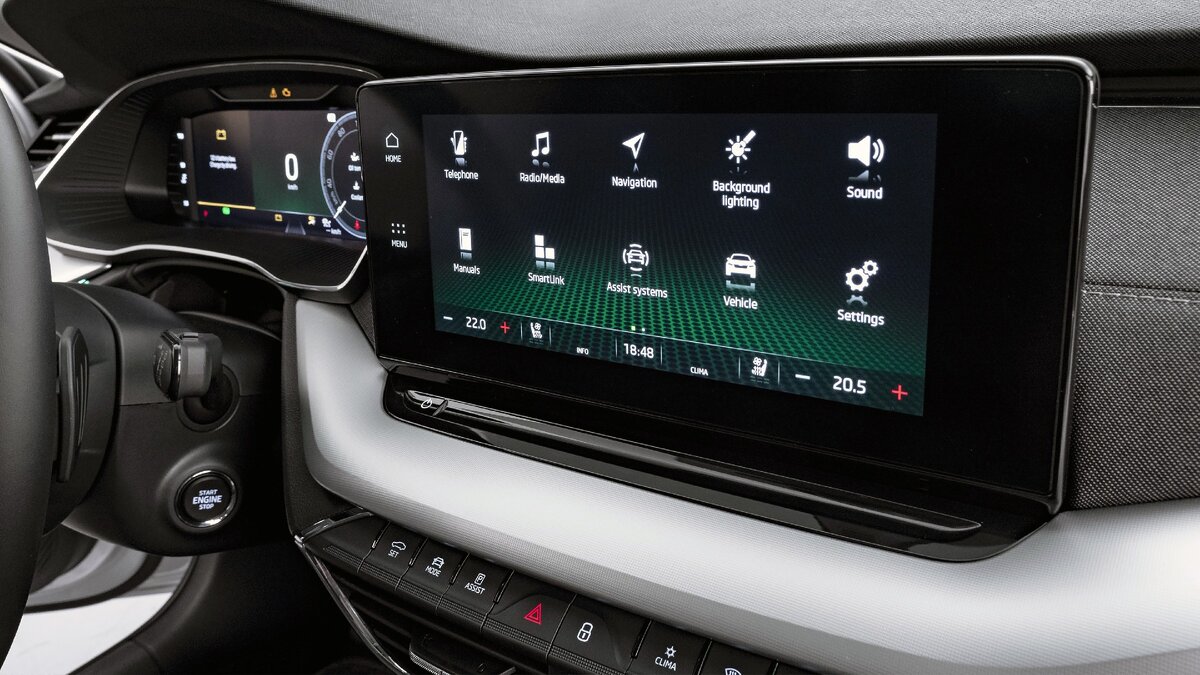 Медиасистема MIB3 Skoda Octavia 2020