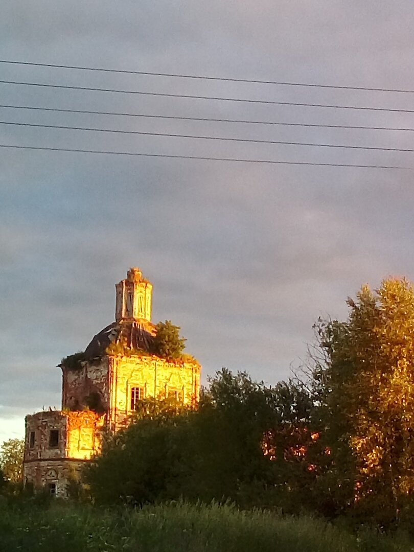 Вид из нашего окна утром