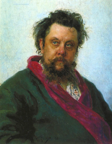 Модест Петрович Мусоргский Портрет работы И.Е. Репина, 1881 г.