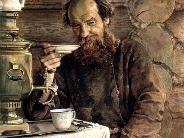Александр Морозов "За чаепитием"