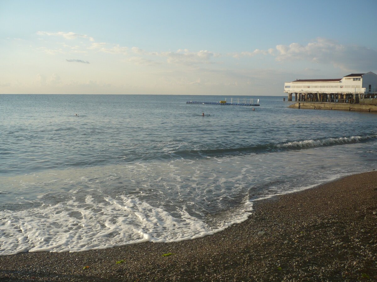 Пляж в Алуште