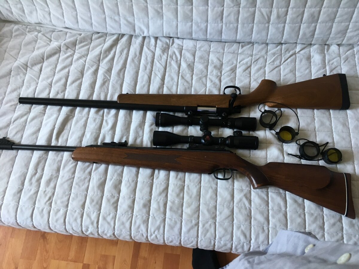 Китайская реплика Thompson Center 3-9 x 40 vs 2,5-10 x 42 от Hakko чистый Японец с большой буквы.