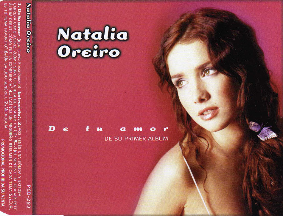 Песенник Natalia Oreiro 2001