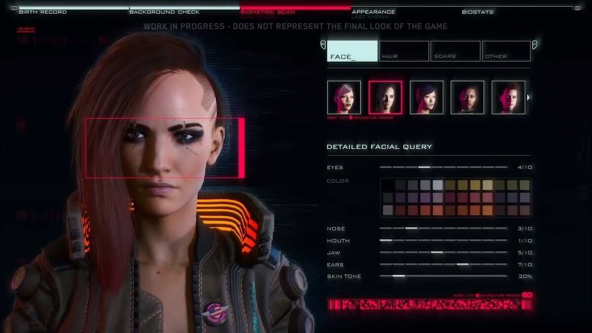 Кастомизация в Cyberpunk 2077