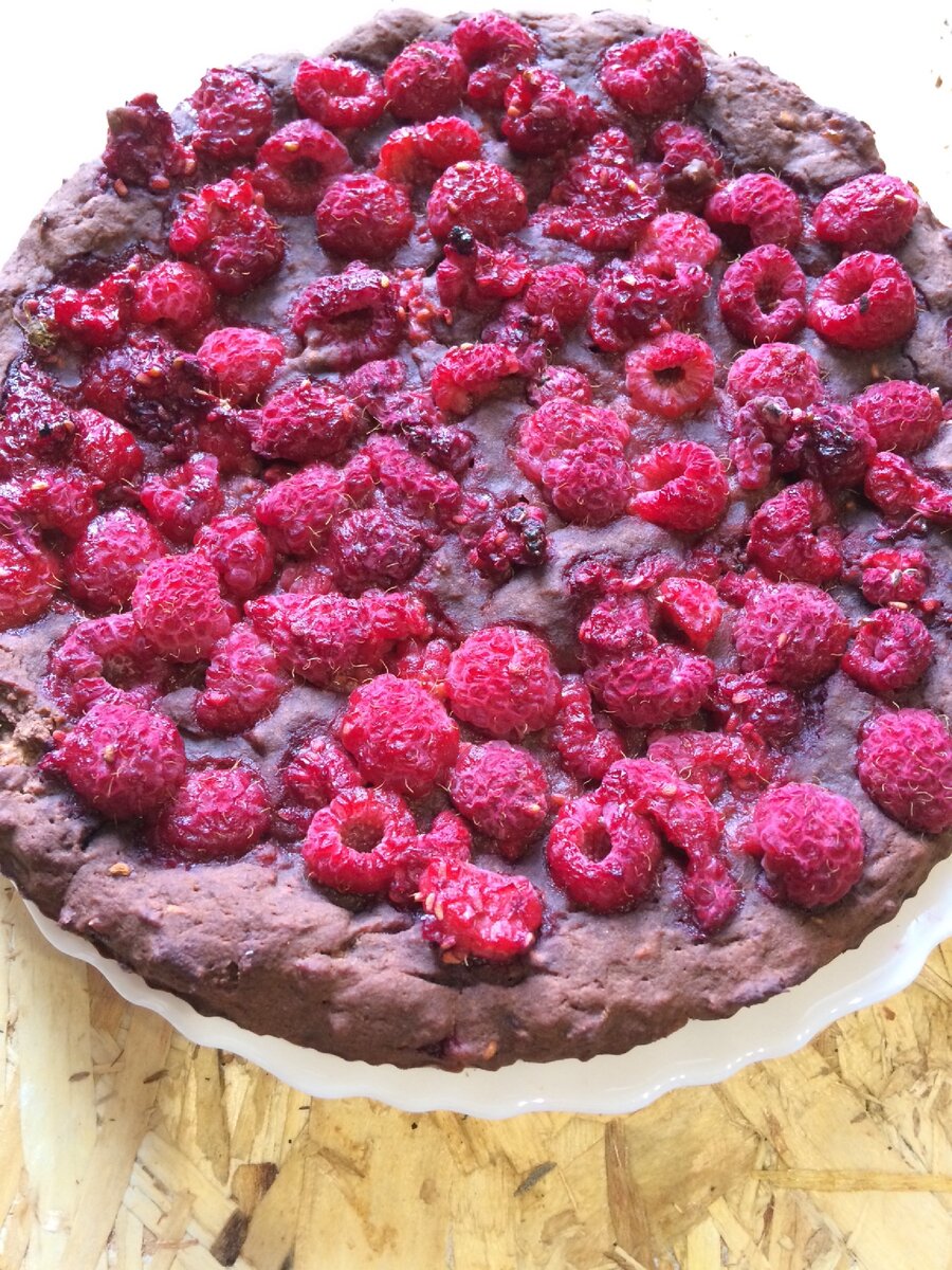 ШОКОЛАДНО-МАЛИНОВЫЙ ПП ПИРОГ 🥧🍫 | ПП Рецепты и секреты похудения | Дзен