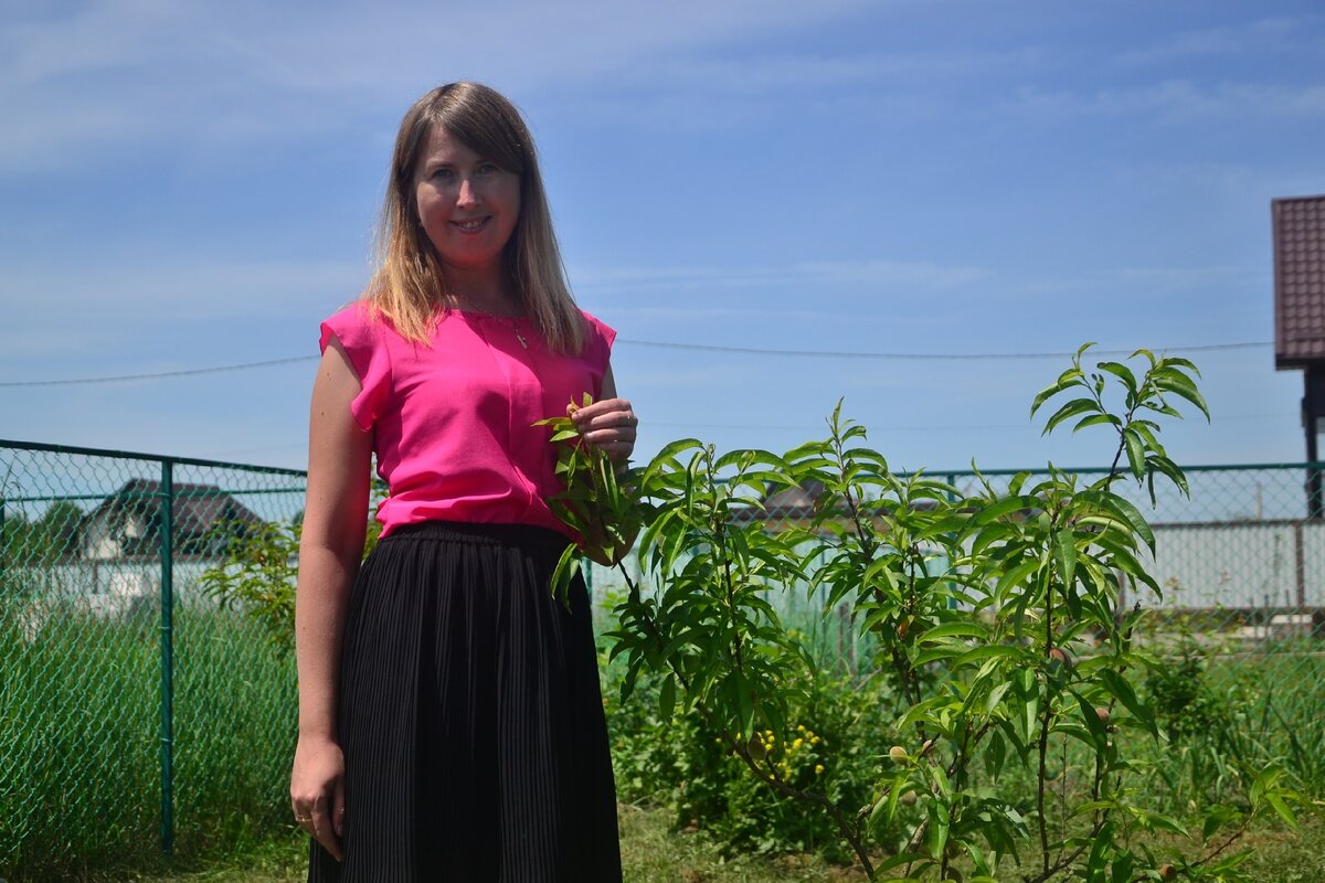 На второй год заплодоносил персик