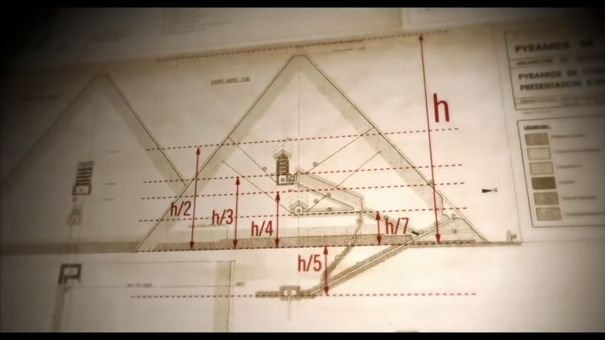 Геометрия пирамиды Хеопса. План пирамиды Хеопса. Пирамиды Египта внутри. Откровения пирамид.