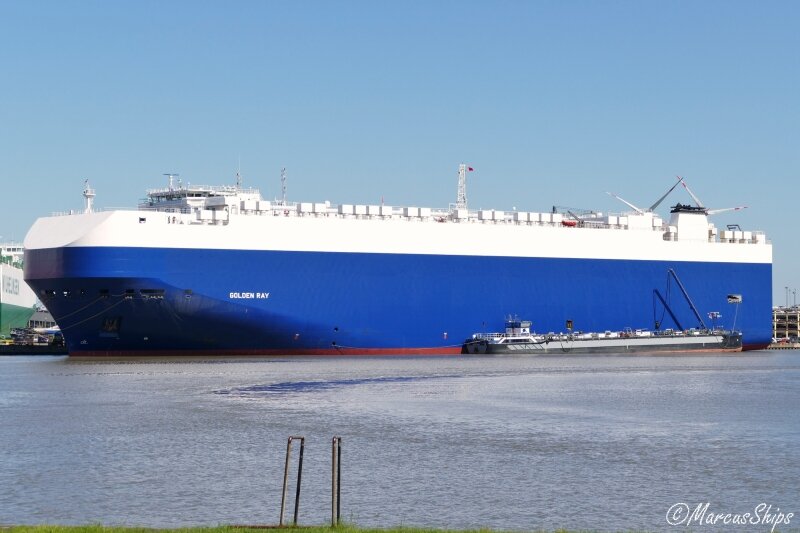 Автовоз Golden Ray, фото - http://www.shipspotting.com/gallery/photo.php?lid=2900590