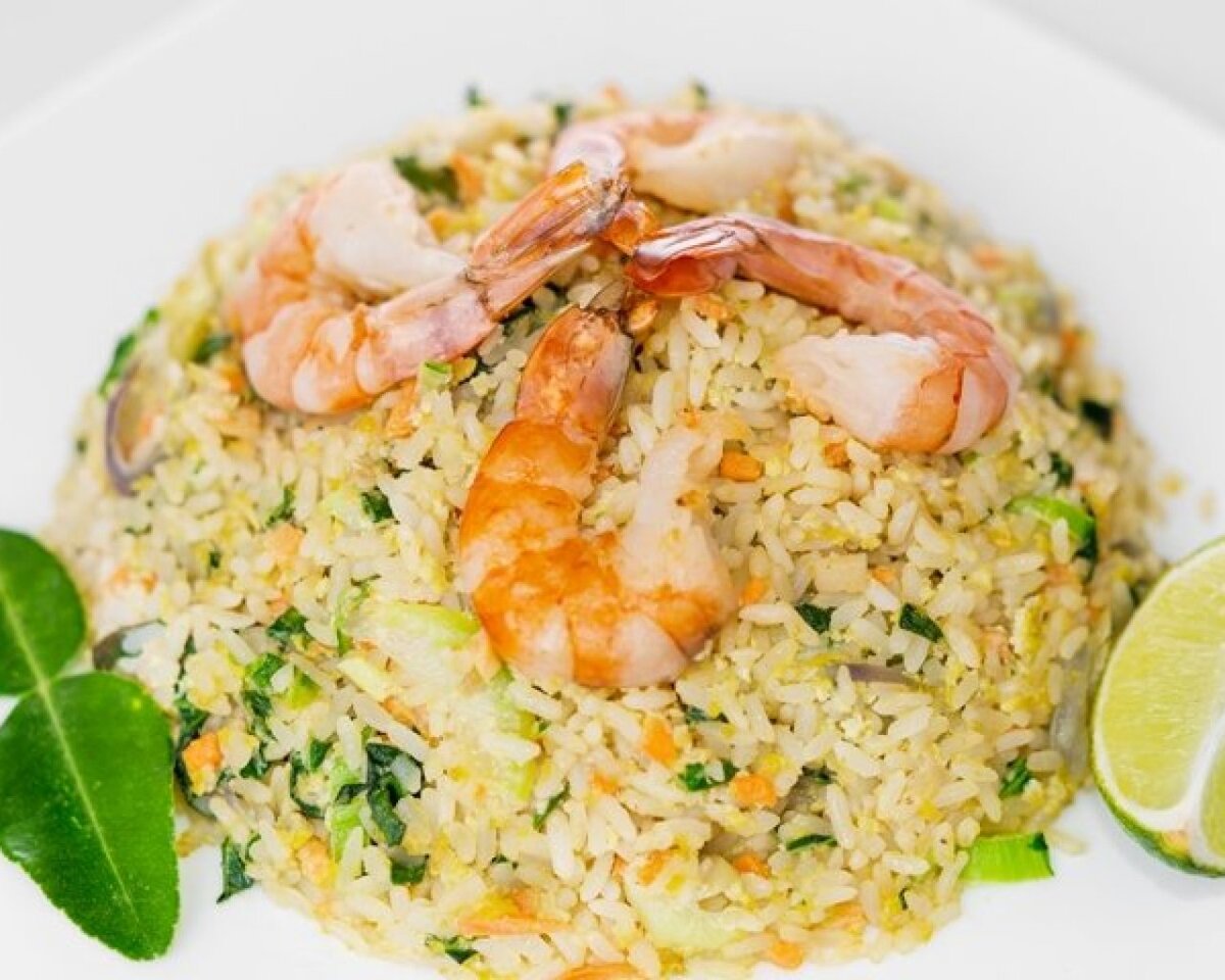 Рис с креветками «по-тайски» 
