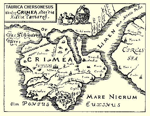 Карта 15 века крыма