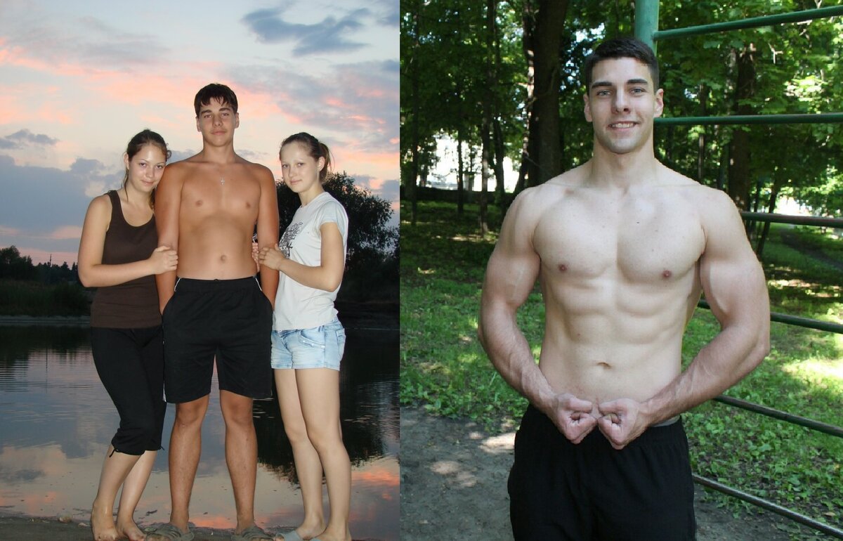                                                                   Я до и после. Разница в 6 лет.