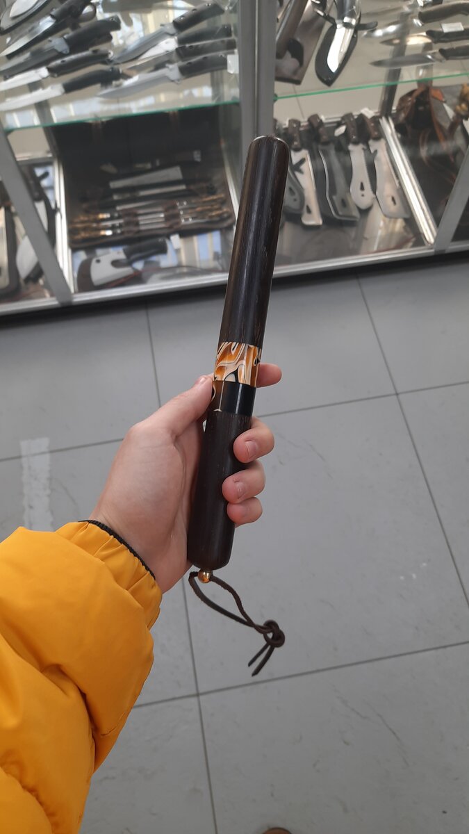 Нож "Палка" из дамасской стали