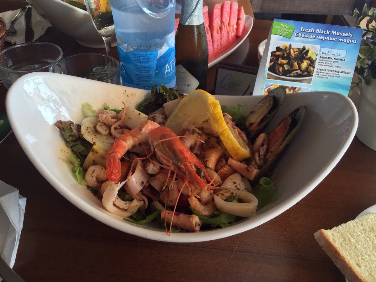 Морской салат 