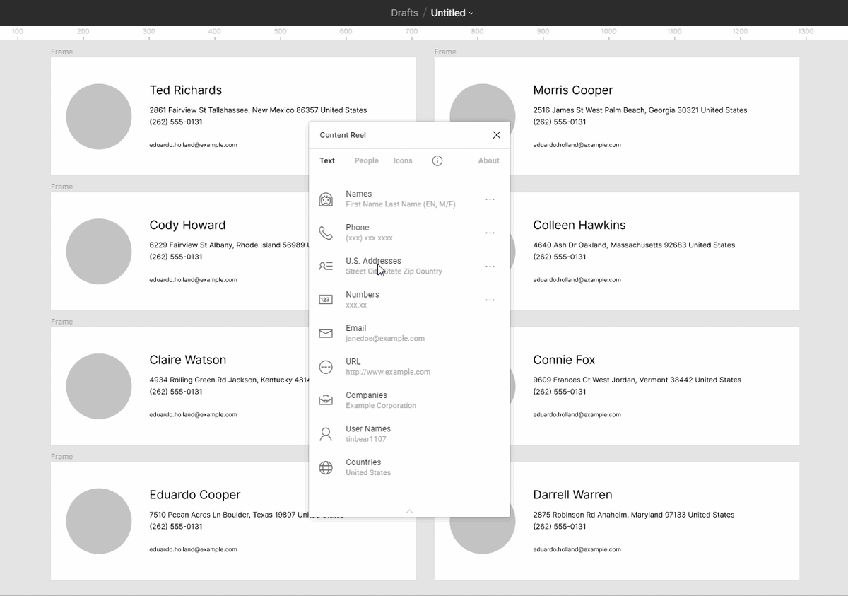 Пример работы плагина