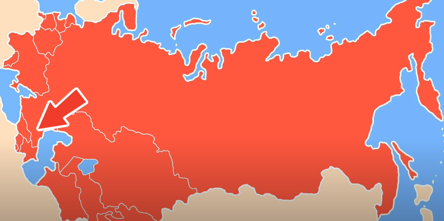 это советский союз, а вот здесь на Кавказе находится Чечено-ингушская автономная советская социалистическая республика .Листайте дальше.