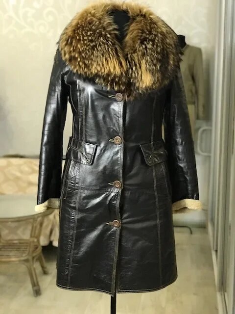 Переделка старой дубленки. Ателье Ирины Берзиной.