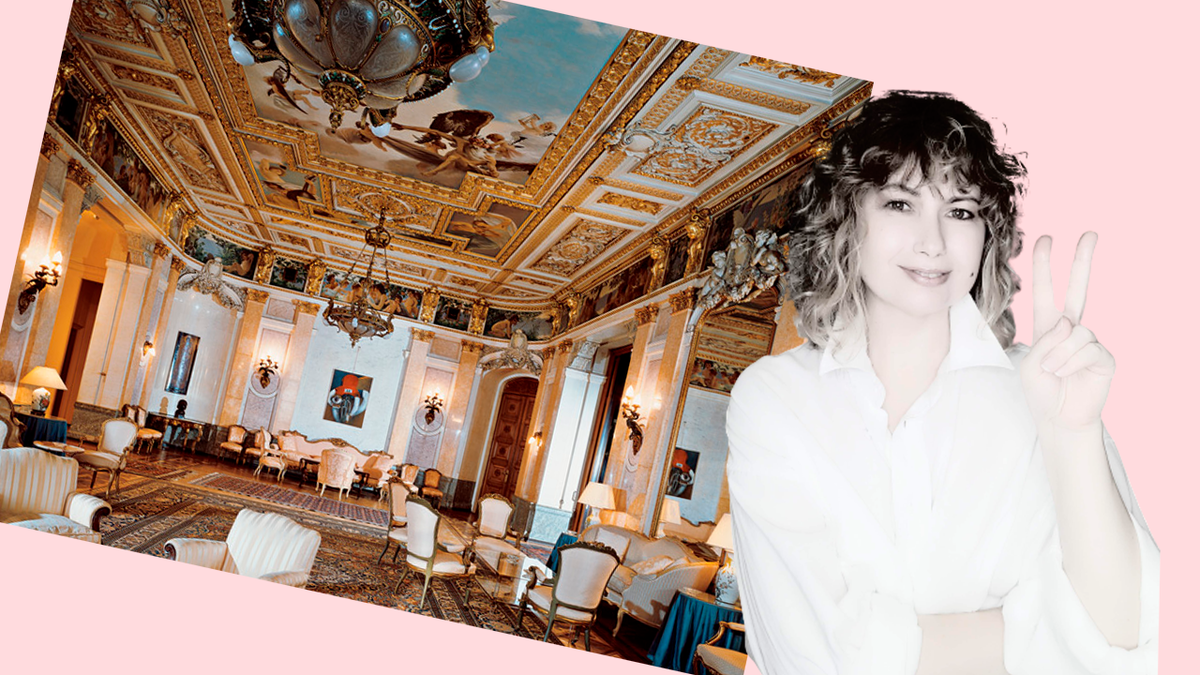 Зал, в котором устанавливался подиум для дефиле