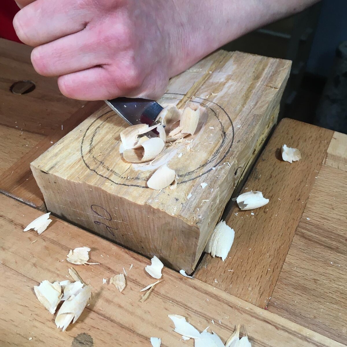 Режем полуклюкарзой