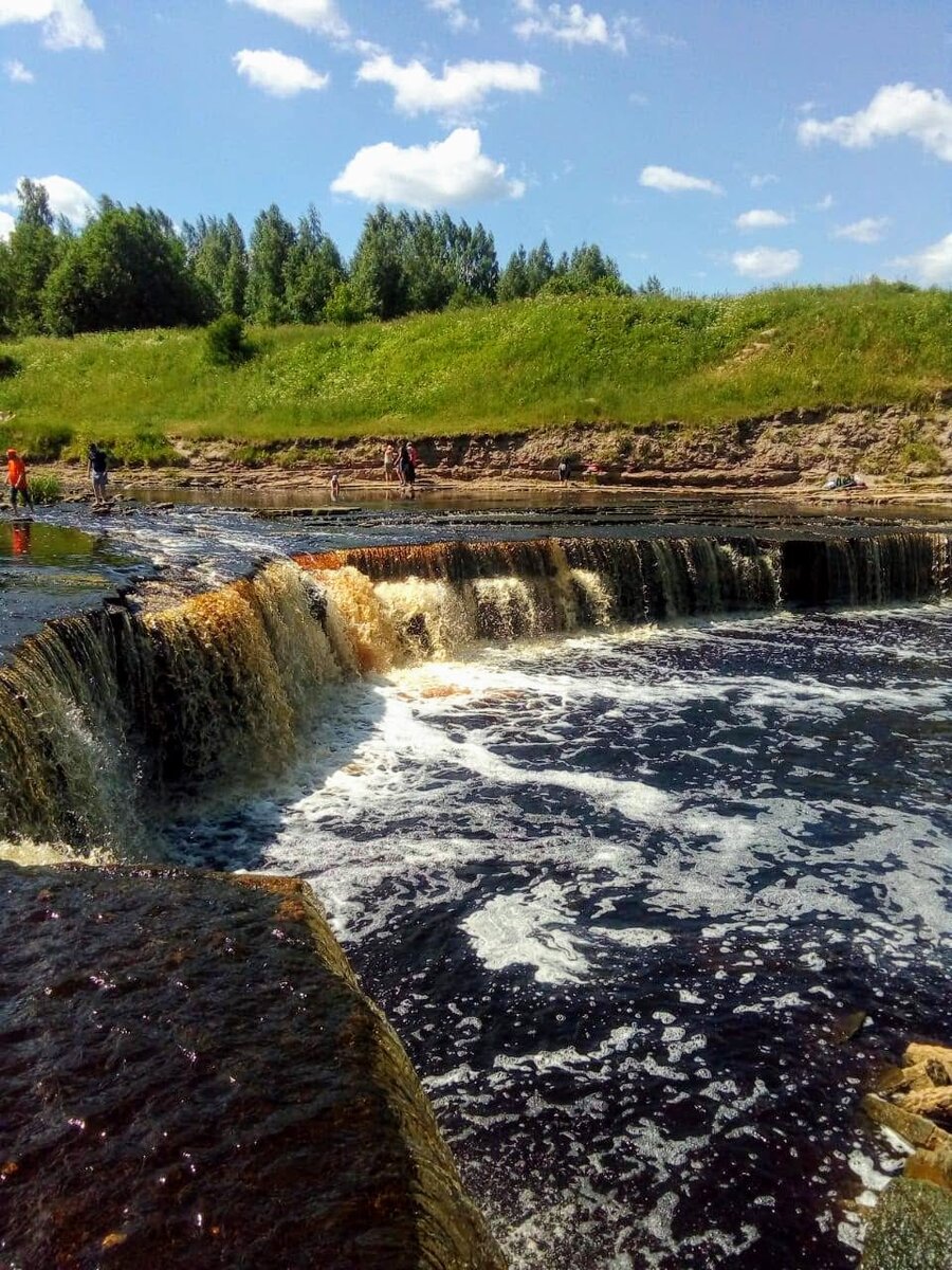 Тосненский водопад - самый крупный в Ленинградской области. | Вокруг света  с детьми | Дзен